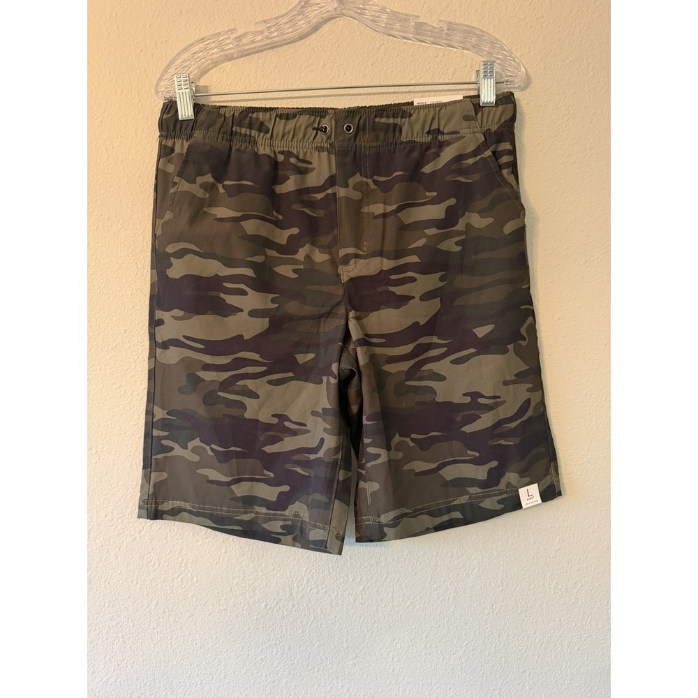 NWT Boys Sonoma Goods For Life® Pull-On Tech Shorts‎ Husky L Camouflage